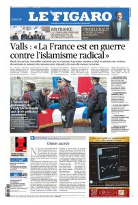 Le Figaro N°114 Du Mercredi 14 Janvier 2015