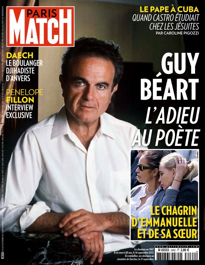 Paris Match N°3462 Du 24 au 30 Septembre 2015