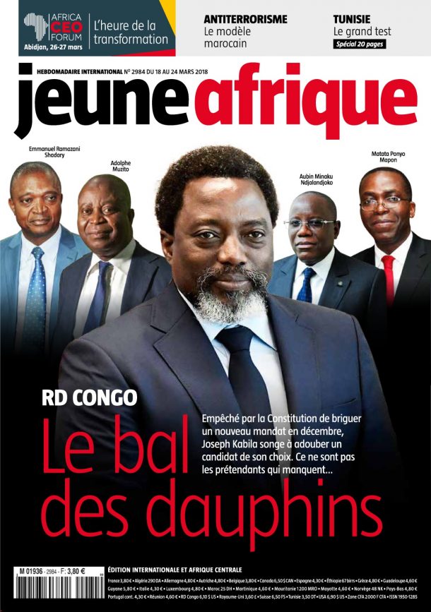 Jeune Afrique N°2984 Du 18 Mars 2018