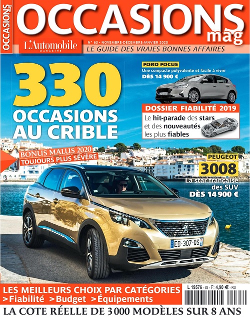 L’Automobile Occasions Mag N°63 – Novembre 2019-Janvier 2020