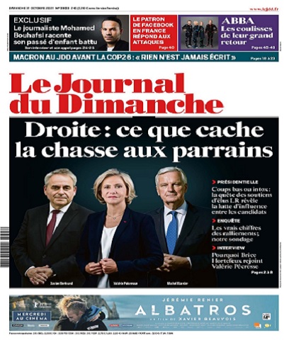Le Journal Du Dimanche N°3903 Du 31 Octobre 2021